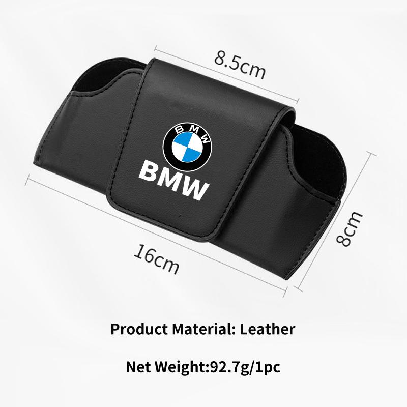 BAGF7 2026 Car Sticker Car Sun Visor Glasses Clip Sunglasses Protective Box Storage Case For BMW E46 E90 E60 F30 F10 E39 E36 F20 E87 E