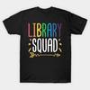 Asian Size Men Black Print T-shirt Library Squad No-Cut Print Cotton Tshirt