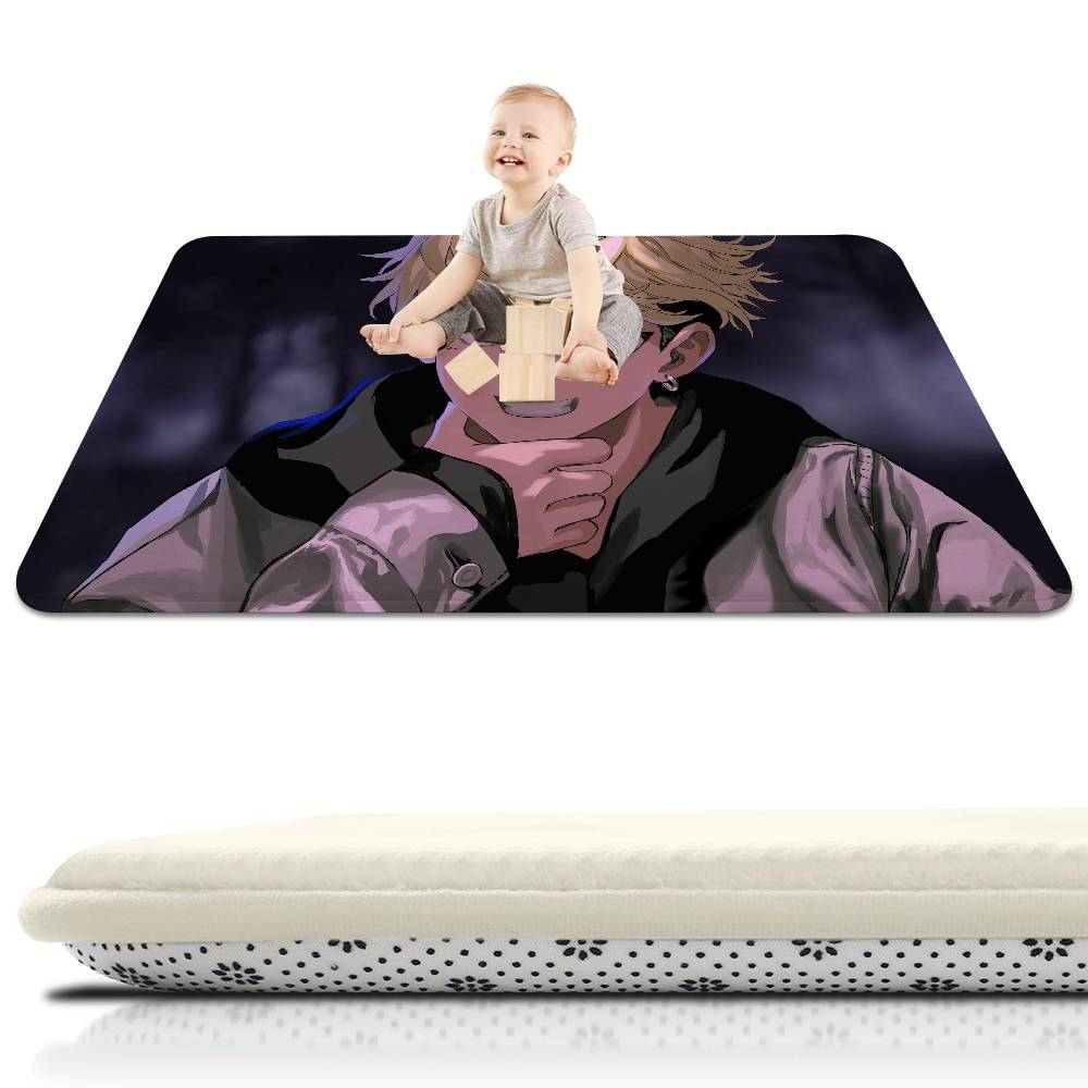 Anime T-Tokyo Revengers Floor Mat Bathroom Absorbent Mat Simple Door Dirt-resistant Mat Home Kitchen Mat Foot Mat Entry Mat