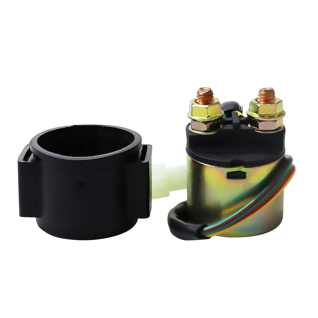 Cyleto GY6 Starter Solenoid Relay For 4-Stroke 110Cc 150Cc 50Cc 125Cc 200Cc 250Cc 70Cc 90Cc ATV 4 Wheel Scooter Go Kart Quad Moped Dirt Pit Bike