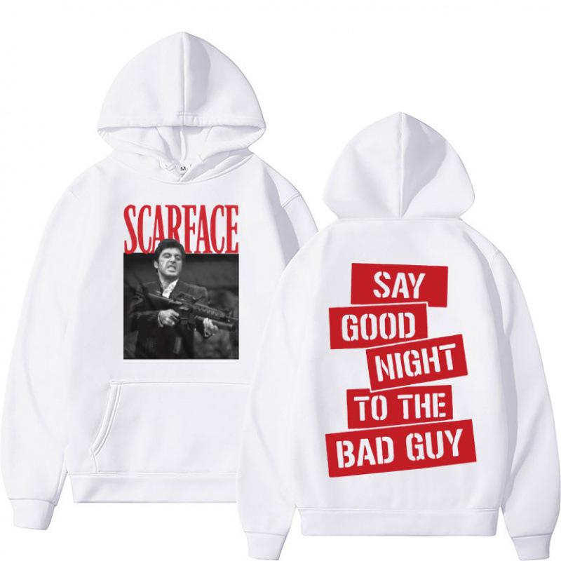 Scarface Hoodie - Unisex Printed Sweatshirt for Couples
