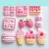 Cute Pink Bibi Resin Accessories For Diy Crafts And Decorations