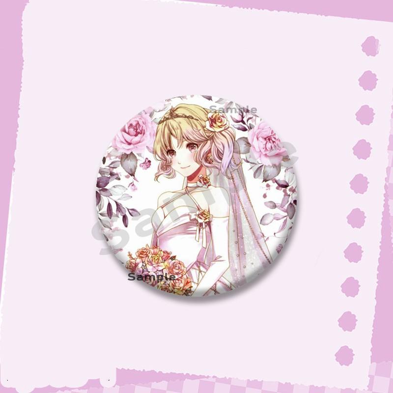 Hot Game Series Diabolik Lovers Soft Button Pins Cartoon Round Brooch on Backpack Ayato Kanato Laito Jewelry Badge Friend Gifts