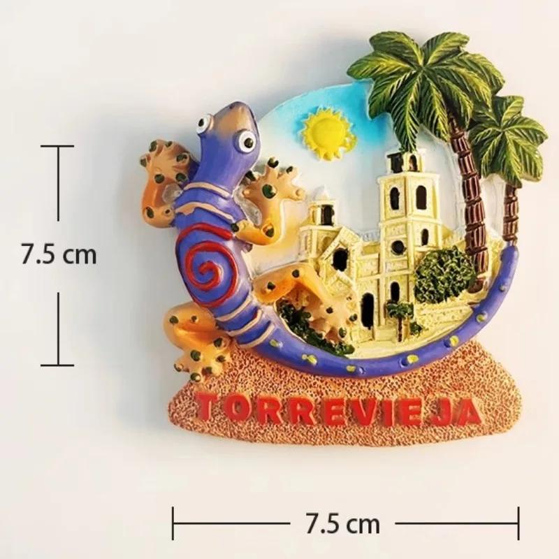 Spain Travelling Souvenirs Valencia Fridge Magnets Conil Tarifa Cadiz Maravillas Fridge Stickers Home Ornaments Birthday Gifts