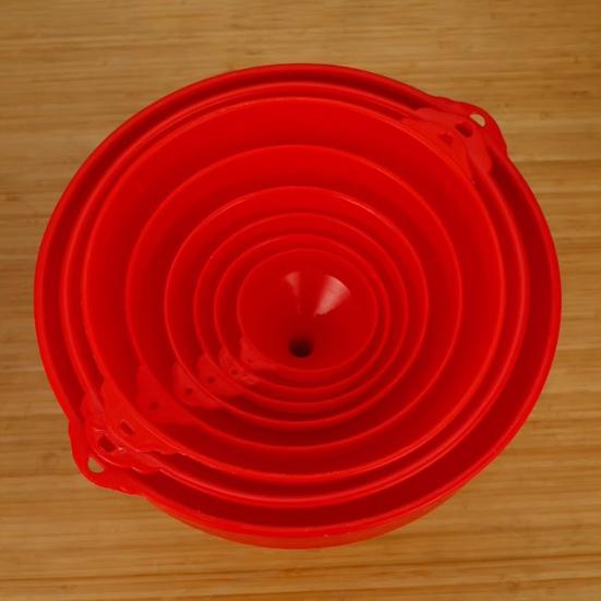Plastic Funnel Set Food-Grade Large Mouth Liquid Transfer Funnels Oil Wine Pouring Funnels Kitchen