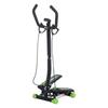 Twister Stepper, Máquina de Step com Elásticos de Resistência, Display LCD e Guidão, Steppers para Exercício Treino Academia em Casa Escritório