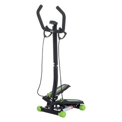 Twister Stepper, Step Machine W/ Resistance Bands, LCD Display and Handlebar, Steppers for Exercise Workout Home Gym Office