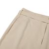 Kirsh Collection Belt Point Double-Pleat Pants [Beige]