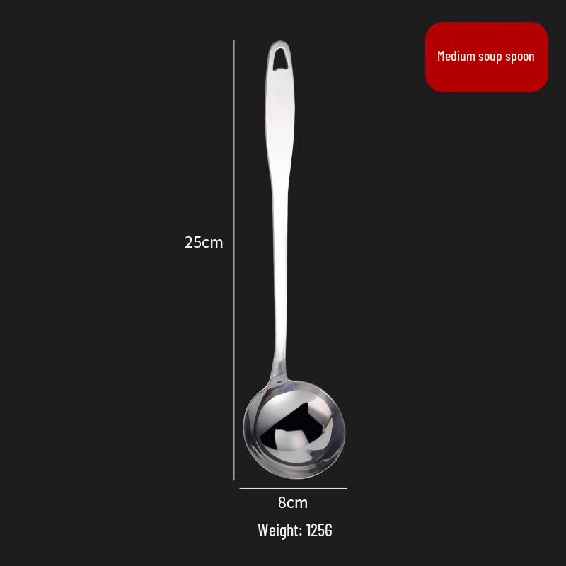 Zhi Shi Soppslev med långt handtag i rostfritt stål