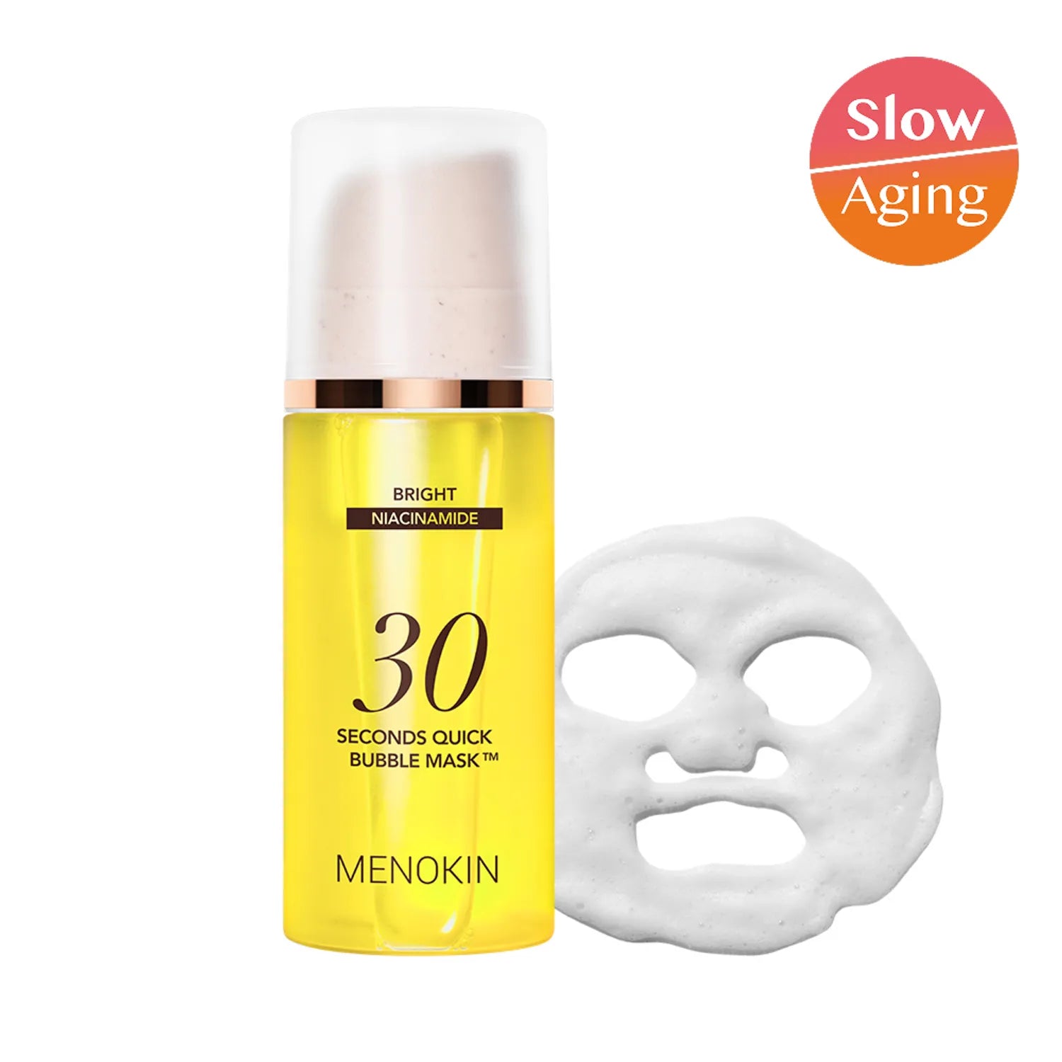 MENOKIN 30 Seconds Quick Bubble Mask Bright 95ml 95ml