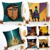 Casual Epic Fashion TThe Prince Of Egypt Cushion Cover Washable Linen Pillowcase Soft  for Sofa Bed Cozy Home Room Decor