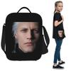 Devil May Cry 5 - Vergil Poster Lunch Bags Insulated Bento Box Waterproof Lunch Tote Picnic Bags Cooler Bag Woman Student Work