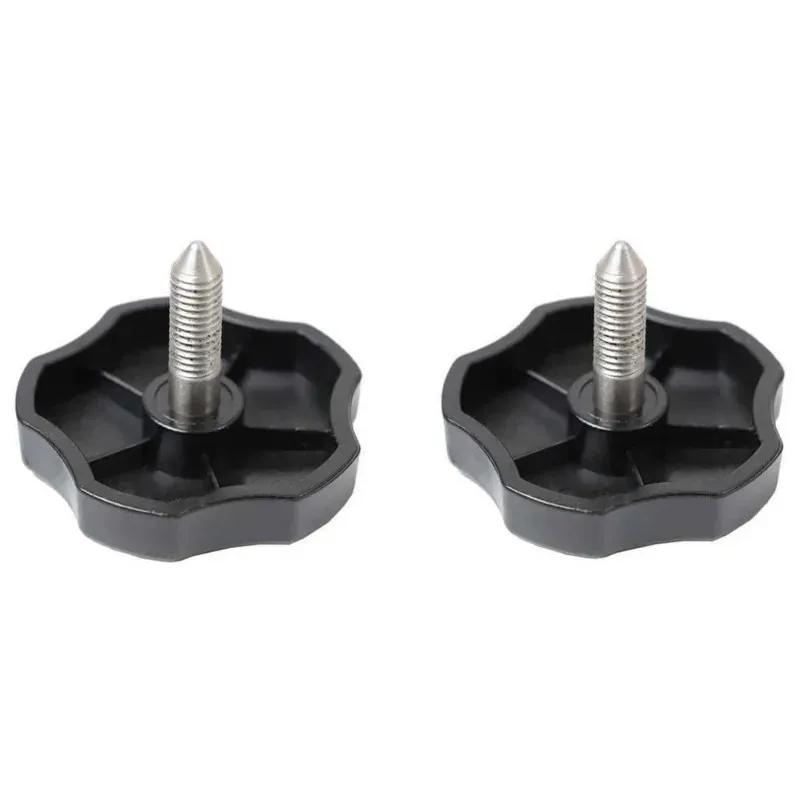 6pcs Soft Top Roof Window Frame Surround Fastener Thumb Screws Nuts Knob P for Jeep Wrangler JK 2007-2018 (2 Short + 4 Long)