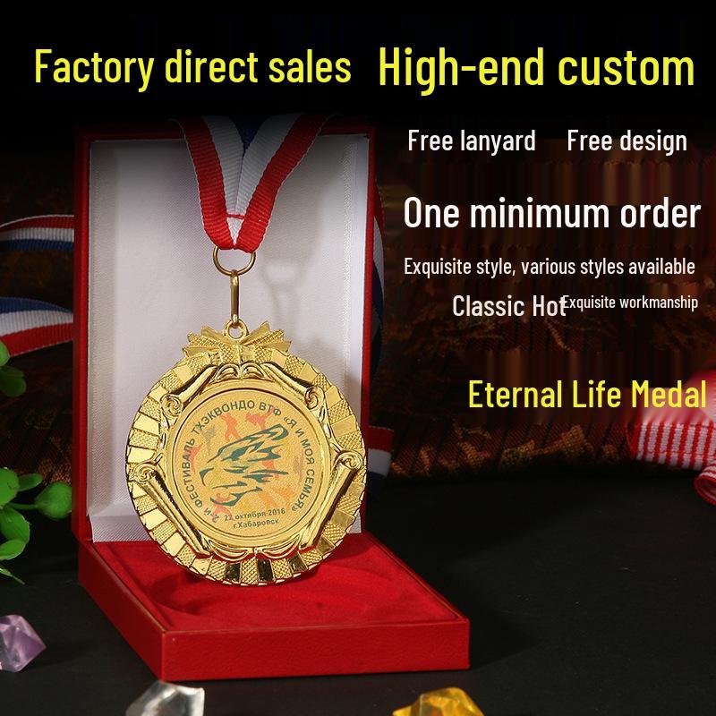 School Sports Medals: Gold, Silver, Bronze Blank Metal Medals and Badges tb-35502536156