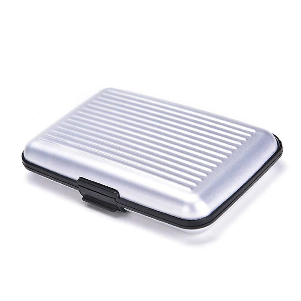 Kortholder Lommebok Metall Visittkortholder Vanntett Kredittkortbeskytter for Kvinner Menn