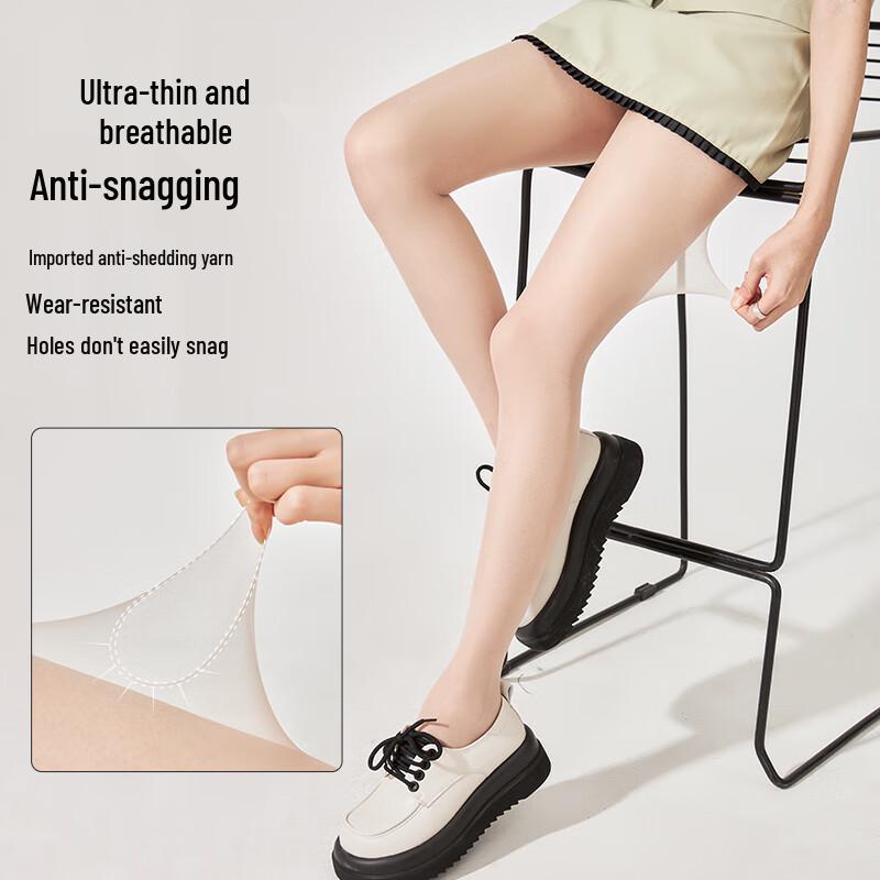 Bonas Ultra-Thin Bare-Leg Effect Snag-Resistant Pantyhose