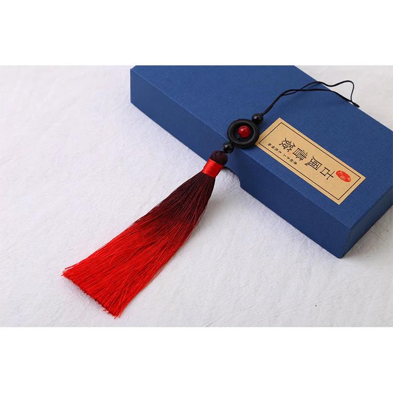 

2pcs/lot 13cm Polyester Silk Tassel Colorful Cotton Tassels Trim for Sewing Curtains Accessories Pendant DIY Car Decoration 13cm tassel
