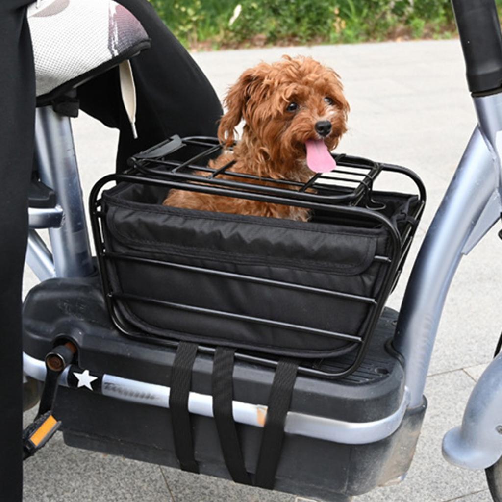 Fahrrad Hinterkorb Stabiler Fahrradkorb mit Wasserdichter Innentasche für Outdoor-Reisen Transport von Lebensmitteln Haustieren Fahrrädern Tägliche Fahrten