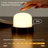 Portable Lantern Table Lamp 1200mah Battery Operated Rechargeable Cordless Lamp 3 Color Stepless Dimming Night Light for Patio Tent Bedroom Garden