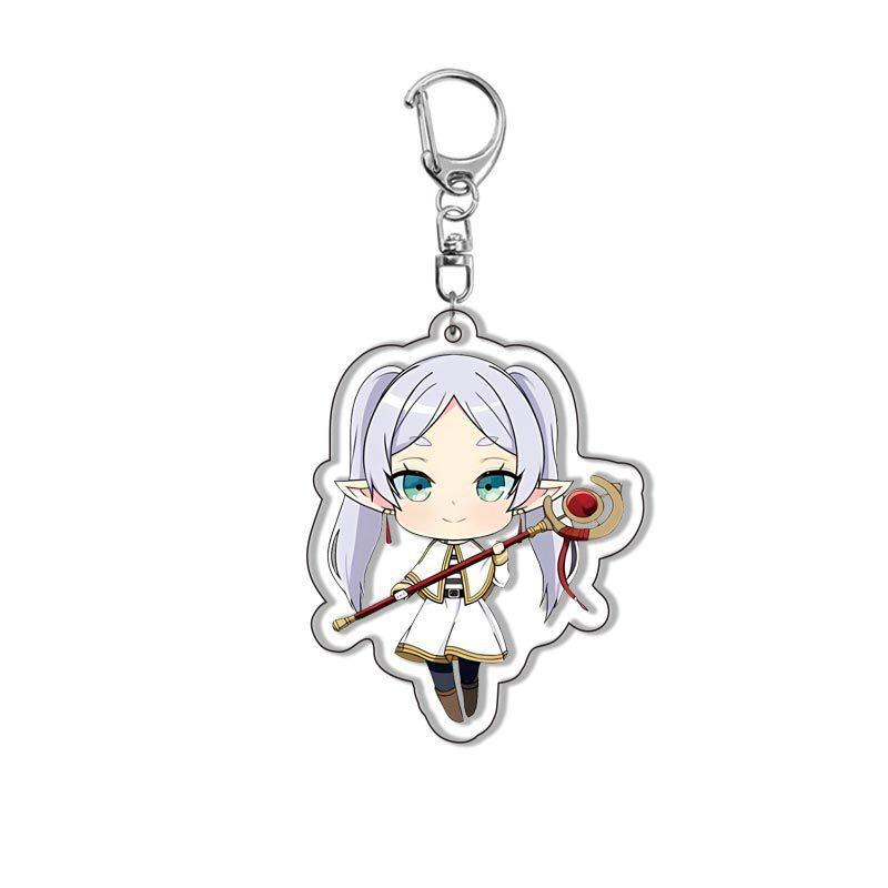 Frieren Beyond Journeys End Anime Acrylic Keychain Pendant Jewelry Related Products Key Chain Friends Gift Bag Charms Souvenir