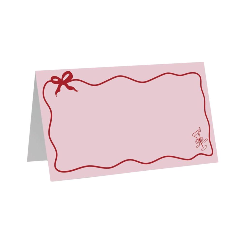 Pink Butterfly Design Wedding Seat Cards Elegant Wedding Guest Name Cards Wedding Party