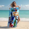 1pc PJ Marks1 Beach Towel, Comfortable and Thick, and Swimming/Bath/Picnic/Camping Towel, Suitable for Seaside Beaches