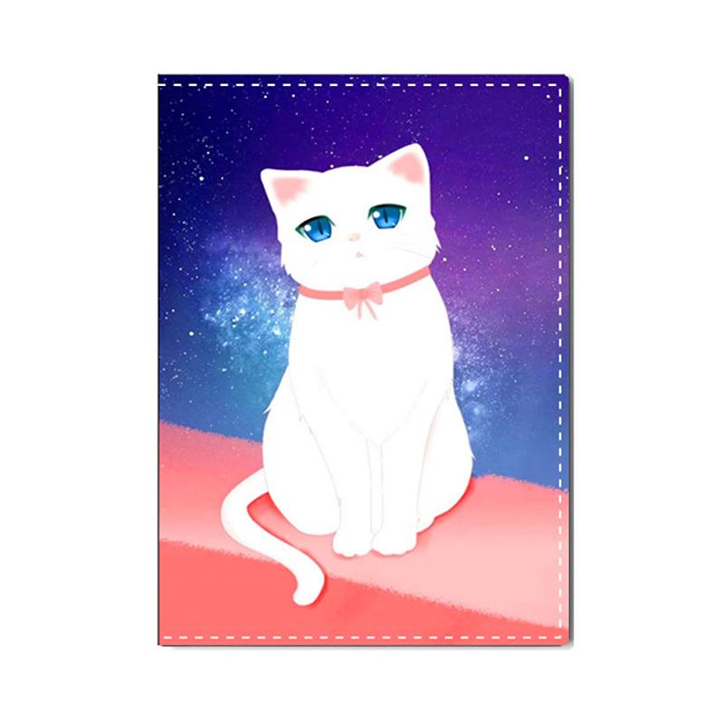 Travel Accessories Leather Passport Cover Anime Cartoon Cute Passport Case Women ID Bank Card Address Holder Girls Ticket Wallet