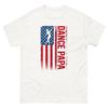 Dance Papa Shirt | Dance Dad Gift from Daughter | Patriotic USA Flag Dancer Tee | Father's Day Gift | Dance Recital Dad T-Shirt