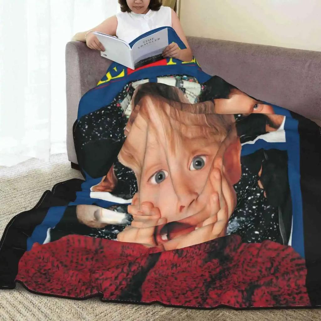 Home Alone All Sizes Soft Cover Blanket Home Decor Bedding Home Alone 90S Movie Kevin Macaulay Culkin Retro Nostalgic Joe Pesci