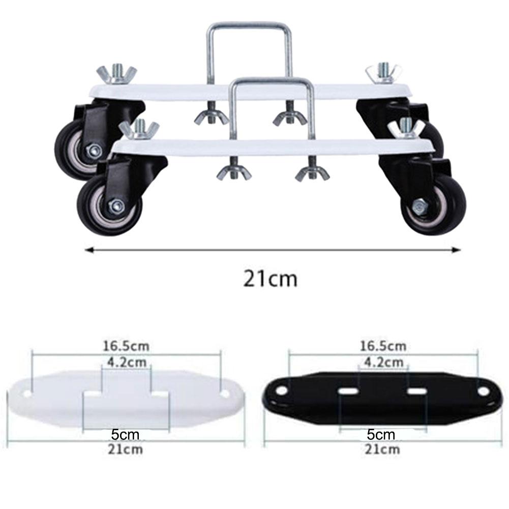 2 Stück 360 Grad drehbare elektrische Heizungsständer mit Rädern Einfache Installation Elektrische Heizung Heizkörper Rollen
