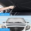 Windshield Sun Shade Umbrella, Portable Foldable, Spring Structure Wind Shield, Front Window Sunshade, Protect From Sun Rays Car Windshield,