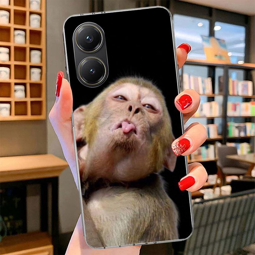 Monkey Memes Phone Case For Xiaomi Poco F7 Ultra X7 X6 X5 Pro M7 Redmi 15C 15 13C 13 12C 12 10C 10 9A 9C 9T 9 Shell Poco F7 Ultr