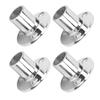 4 Pcs Hand Rail Round Base 1 Inch 316 Stainless Steel Corrosion Resistance Hand Railing Fitting for