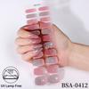 Gel nail sticker waterproof French polka dot gradual change no bake gel nail sticker GEL NAIL