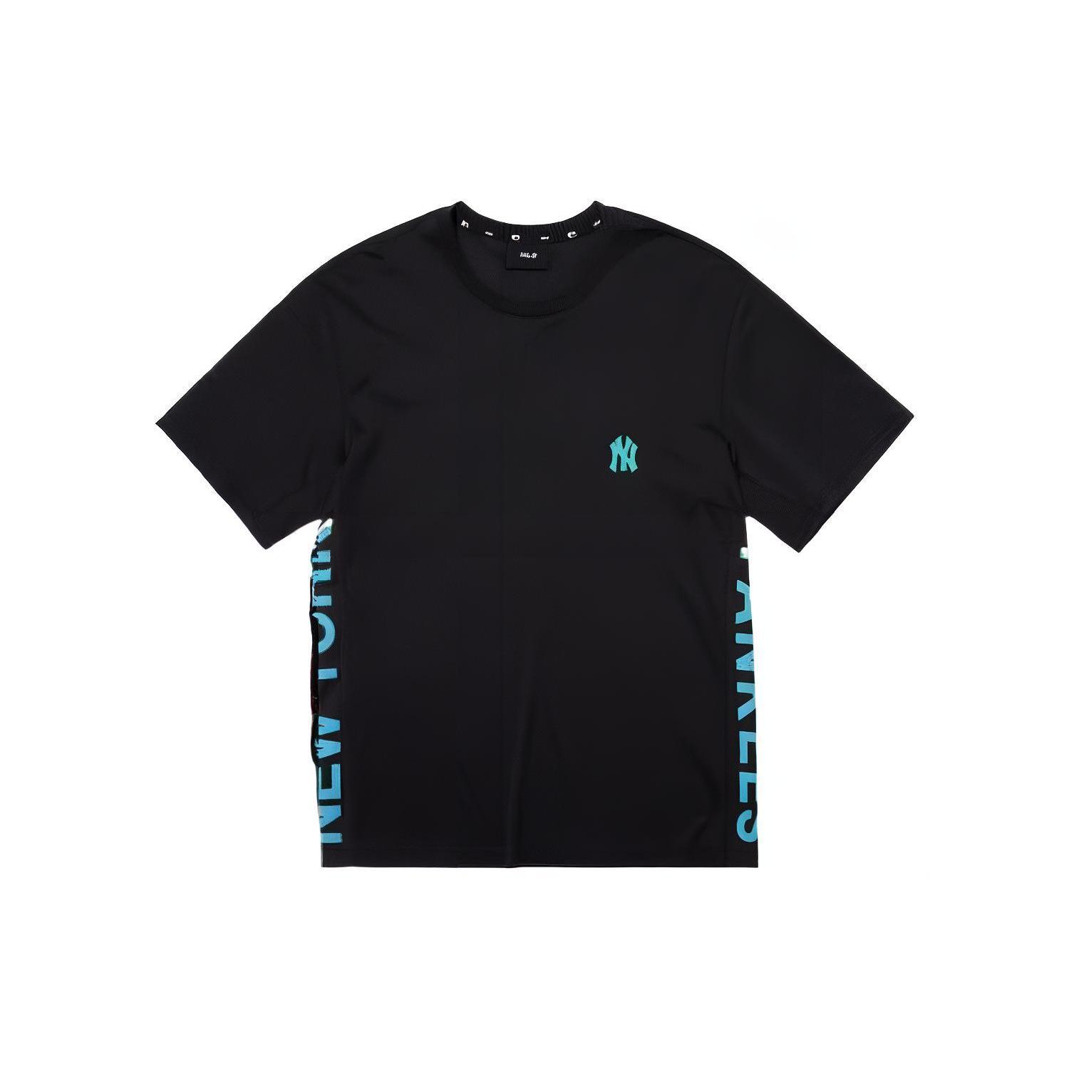 MLB T Shirts Men s Black Crew Neck Moderate Straight Fit 3LTSA1023-50BKS L