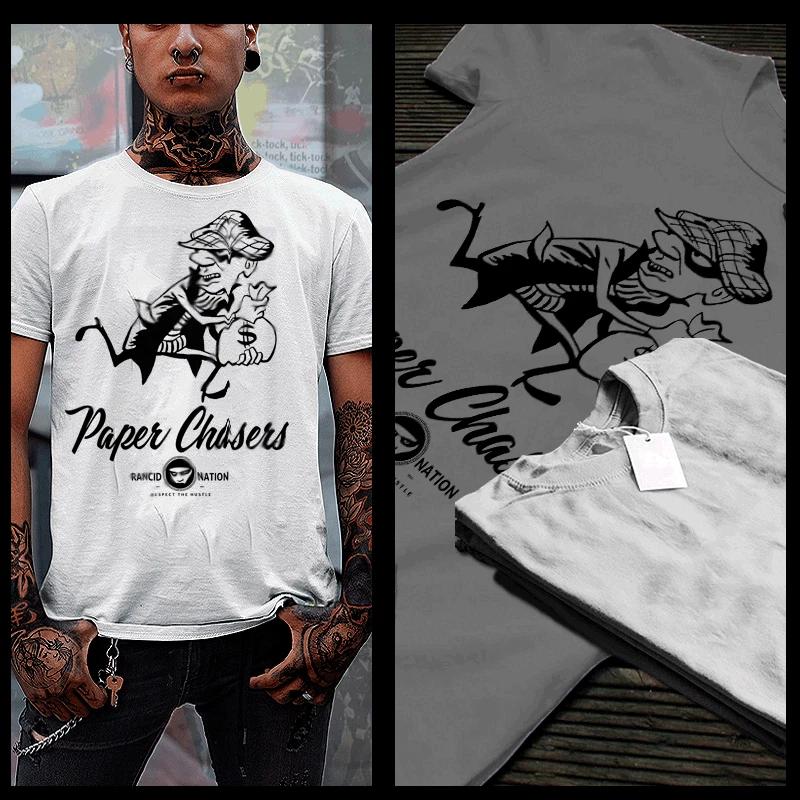 Gangster t-shirt gimme the loot urban hip hop hustle mafia mob thug white tee 2XL