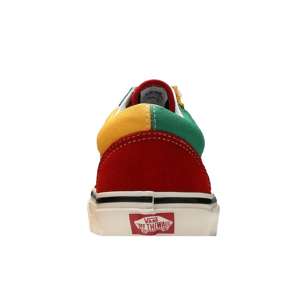 Vans Old Skool 36 DX 'Red Emerald Yellow' (Unisex) Red / Emerald / Yellow Skate Shoes VN0A38G2XFM