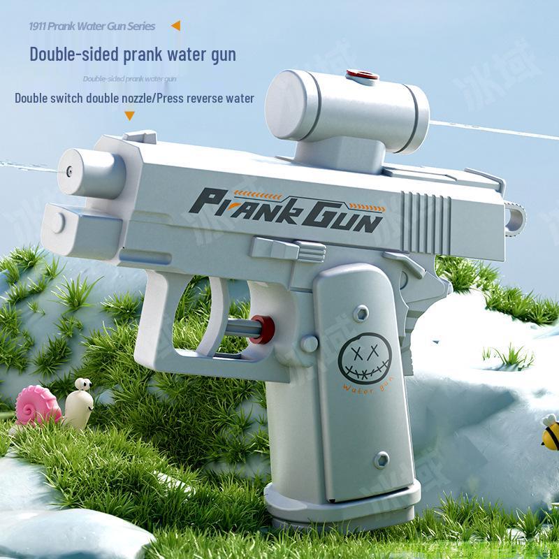 Prank Reversible Spray Water Gun - Creative Double-Sided Toy for Water Fights