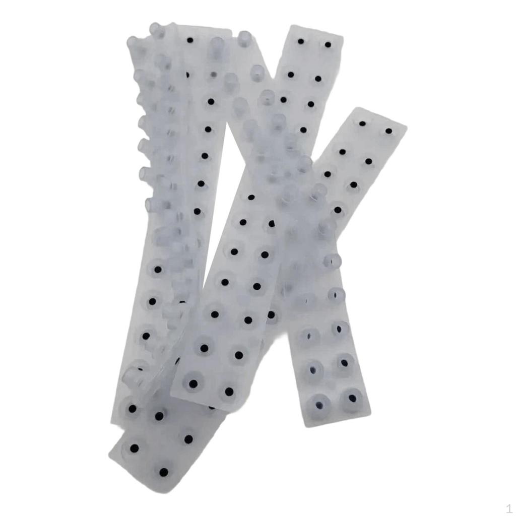 Conductive Strip Rubber Strips Contacts Repair Spare Parts for Electronic Keyboard Keys H