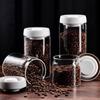 Airtight Kitchen Vacuum Sealed Glass Container Jar Coffee Beans Tank Tea Bottle Storage Organizer