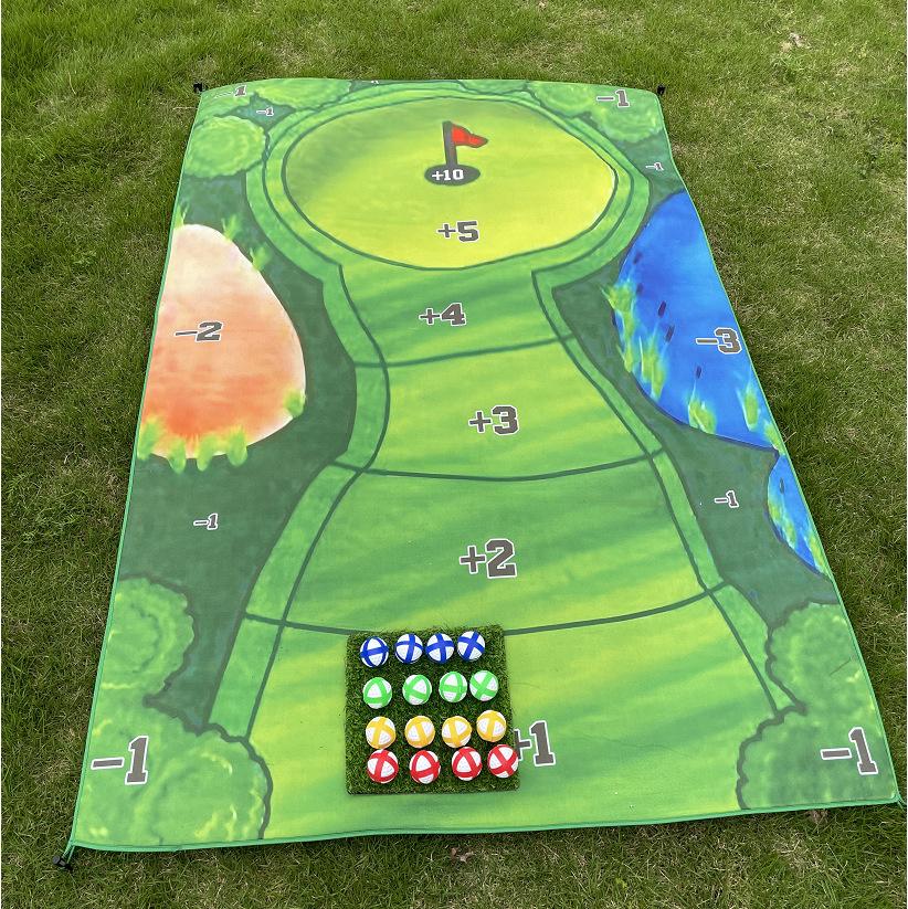 Tourism Parent Child Interactive Leisure Golf Set Leisure Golf Strike Game Pad Outdoor Camping Sports Golf Game Leisure Set
