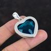 Faceted Indicolite Pendant Gemstone Pendant Designer Jewelry 925 Sterling Silver Pendant Birthstone Pendant Gifts For Women Handmade Pendant