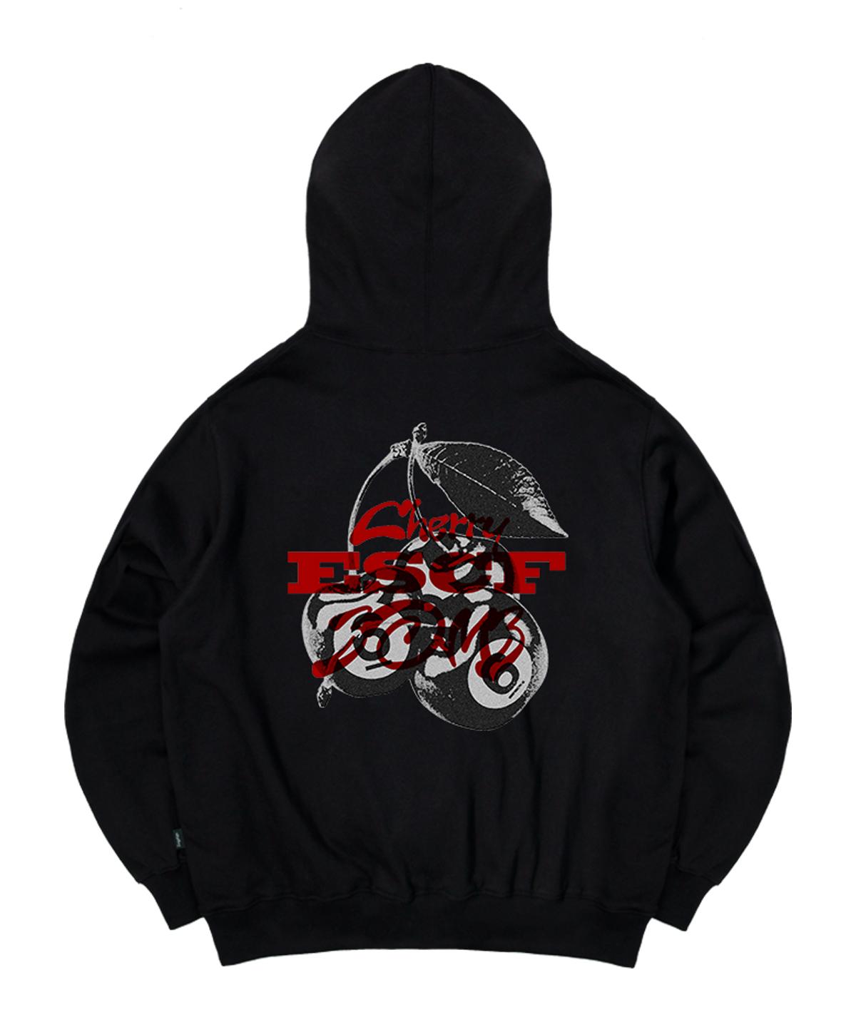 Escape From Black Cherry Bomb Print Hoodie Black M