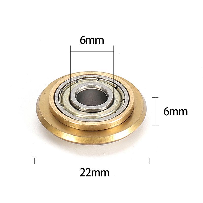 1Pc 22Mm Glass Ceramic Tile Rotary Bearing Wheel Replacement Alloy Ceramic Tile Cutter Tungsten Carbide Ceramic Titanium Coating
