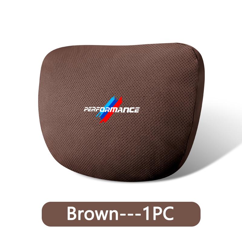 Car Seat Neck Pillow Lumbar Back Support Car Headrest Cushion For BMW Performance I1 X1 X3 X5 X7 E36 E46 E53 E90 E60 E61 E93 E87