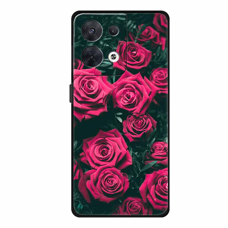 Animal Case For Oppo Reno 8 5G Soft Silicone Wolf Back Cover for OPPO Reno8 Pro + Plus Coque Reno 8 Pro 5G Cartoon CPH2359 Funda