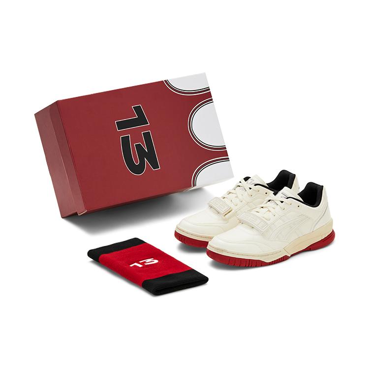 

Asics Gel Spotlyte Low V2 Low top Vintage Basketball Shoes Unisex White Red Passionate Youth Set 1203A432-100 39.5