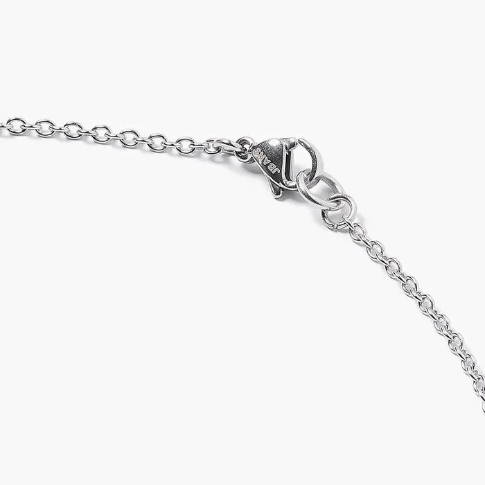 Collier avec pendentif chaîne Ligne Croisée (C2503-AN885_SV)