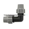 20mm PE Elbow Lock Fitting for Drip Irrigation - Agricultural Blueberry & Greenhouse Accessories