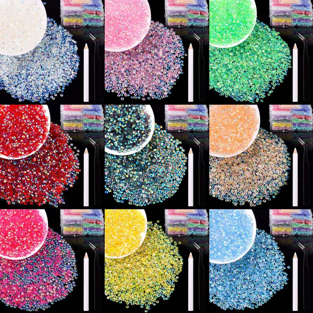 2Mm3Mm4Mm Flat Bottom Resin Drill Diy Handmade Mobile Phone Case Beauty Sticker Drill